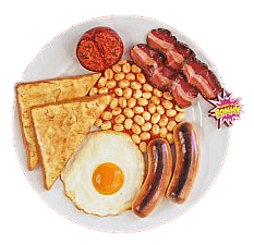 breakfast plate